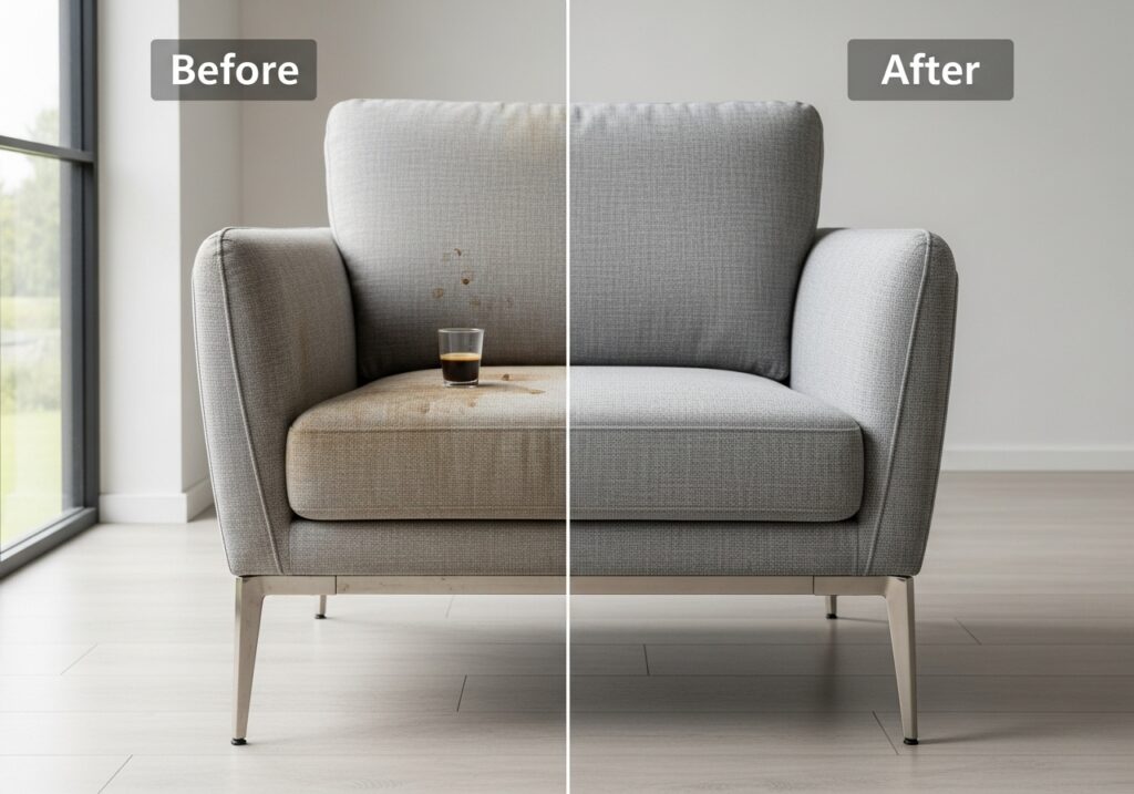 limpeza de poltronas no Algarve