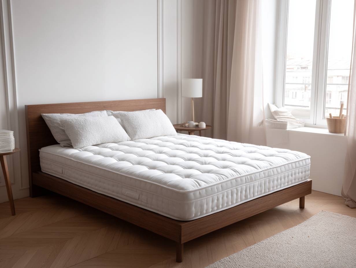 Colchão limpo e higienizado pela Stellina Clean, livre de ácaros e odores no Algarve. limpeza de colchão Algarve